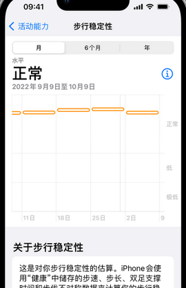 青松乡iPhone手机维修如何在iPhone开启'步行稳定性通知'