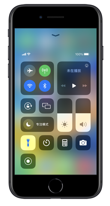 青松乡苹果14维修分享苹果iPhone 14 Pro手电筒开启方法 