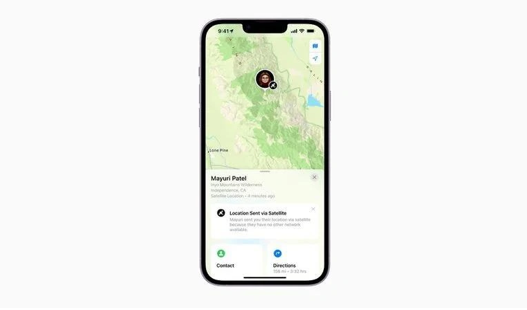青松乡苹果14维修分享iPhone14系列中 FindMy功能通过卫星分享位置方法教程 